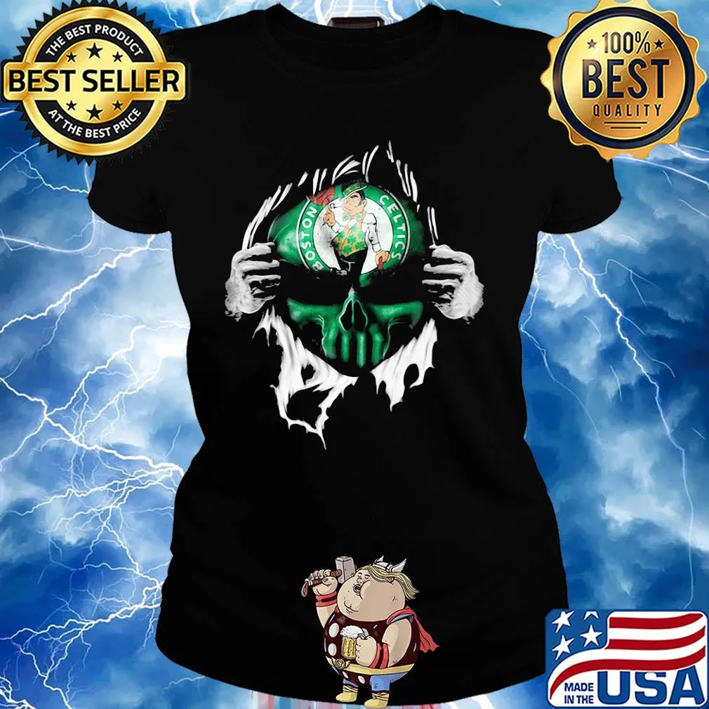 Blood insides skull boston celtics s Ladies tee