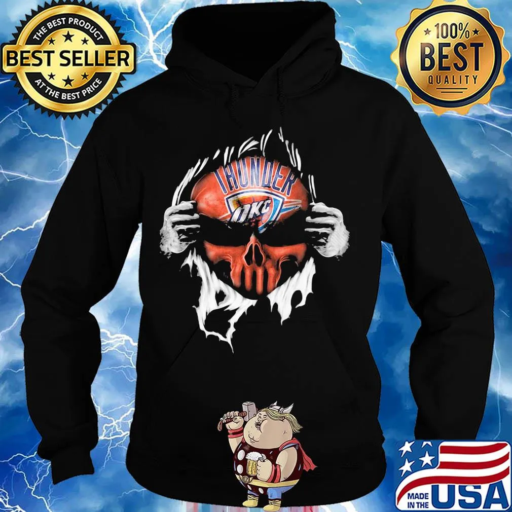 Blood insides skull oklahoma city thunder s Hoodie
