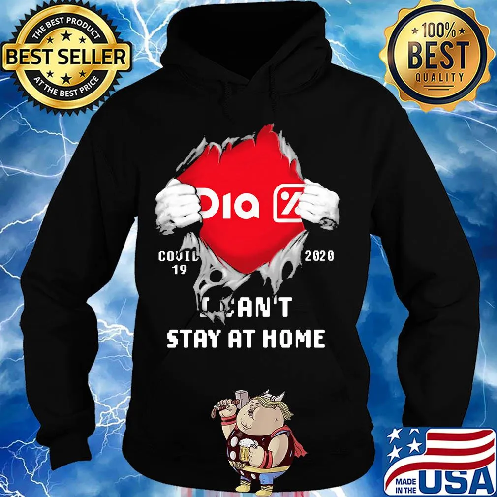 Blood insides supermercados dia covid-19 2020 I can't stay at home s Hoodie