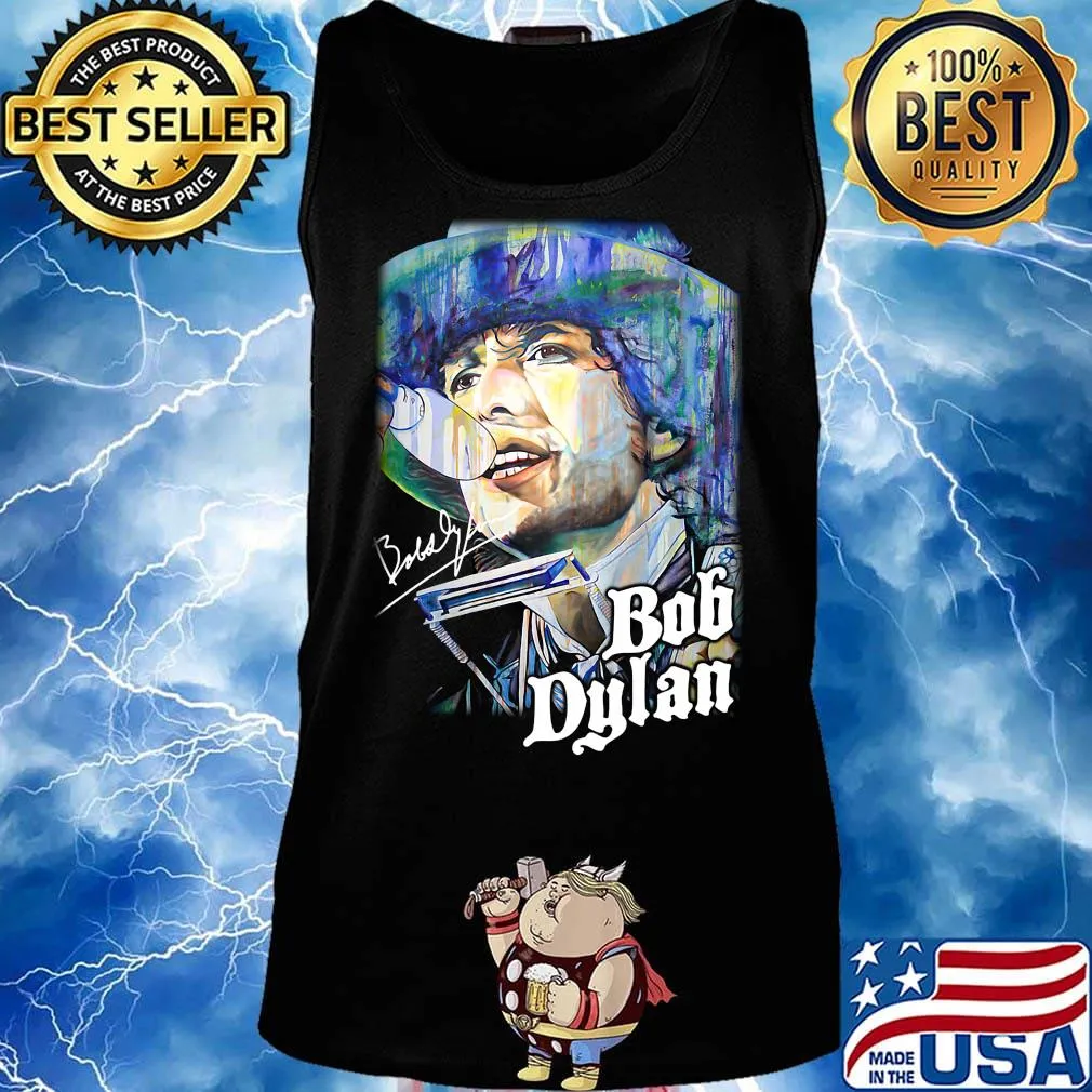 Bob dylan signature art s Tank top