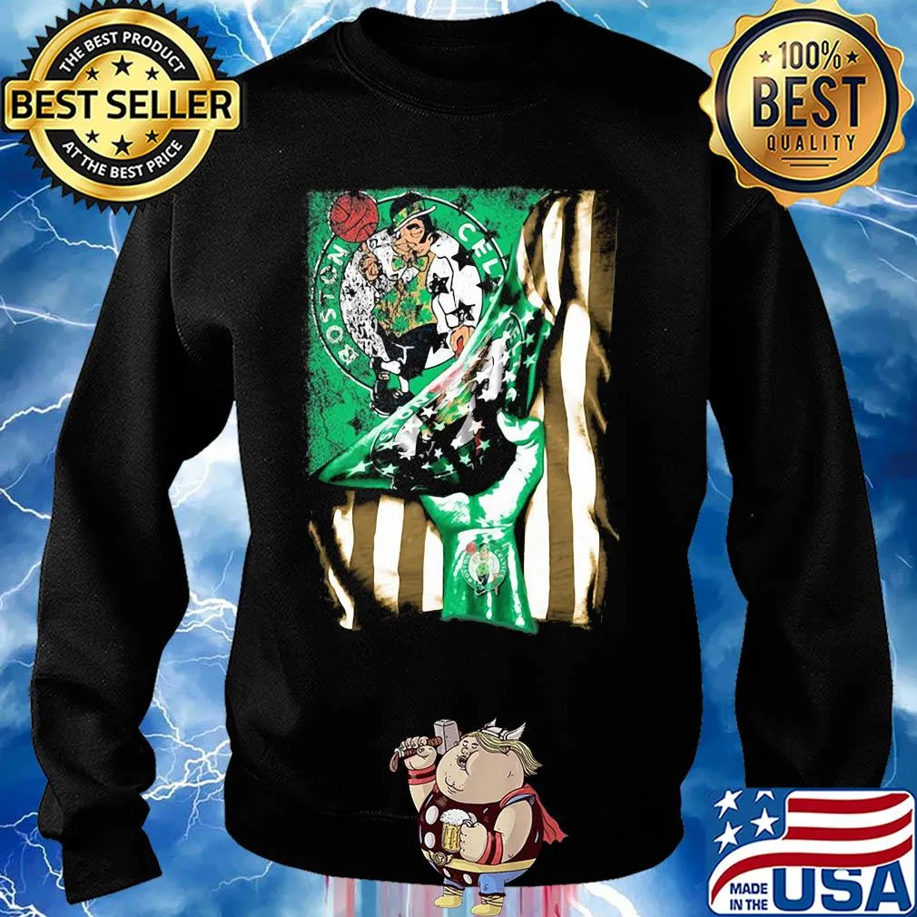 Boston celtics american flag independence day s Sweater