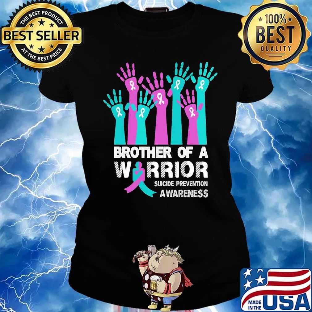 Brother of a warrior suicide prevention awareness s Ladies tee