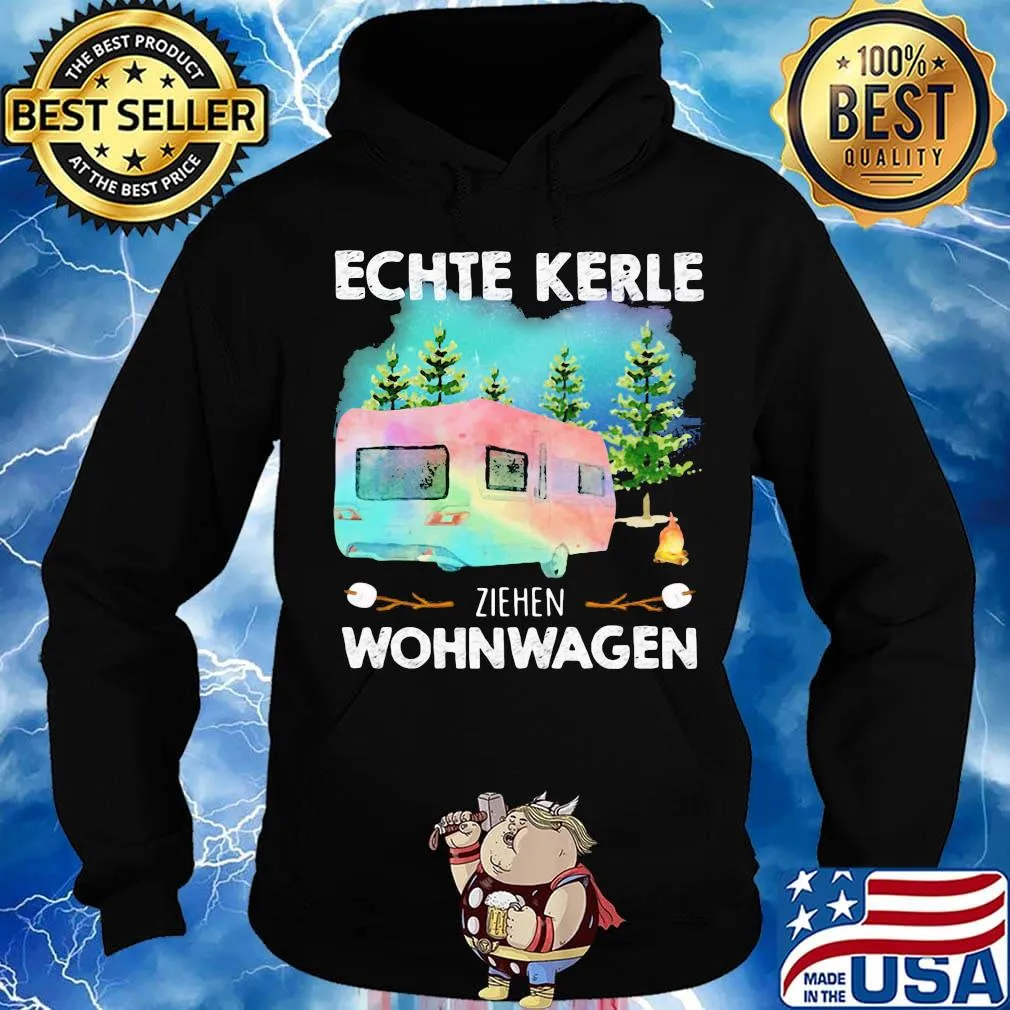 Camper echte kerle ziehen wohnwagen s Hoodie