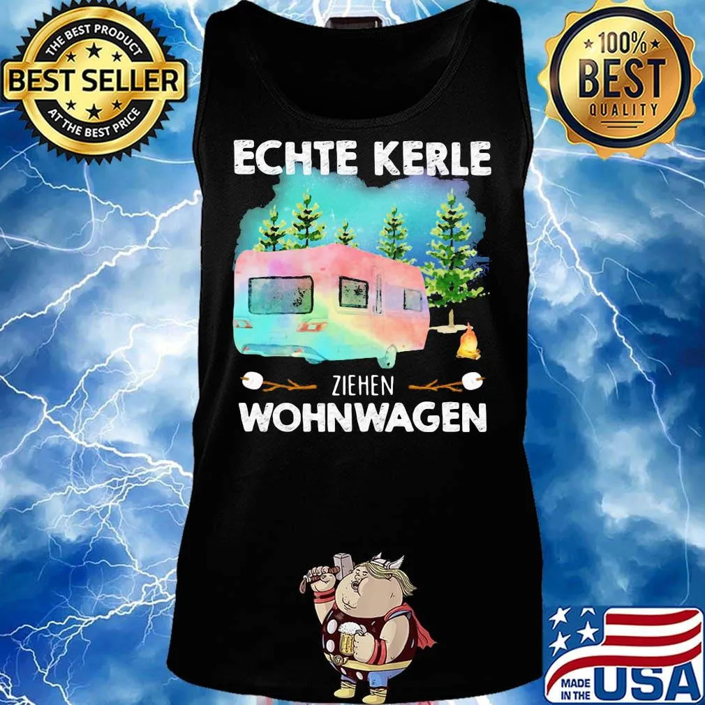 Camper echte kerle ziehen wohnwagen s Tank top
