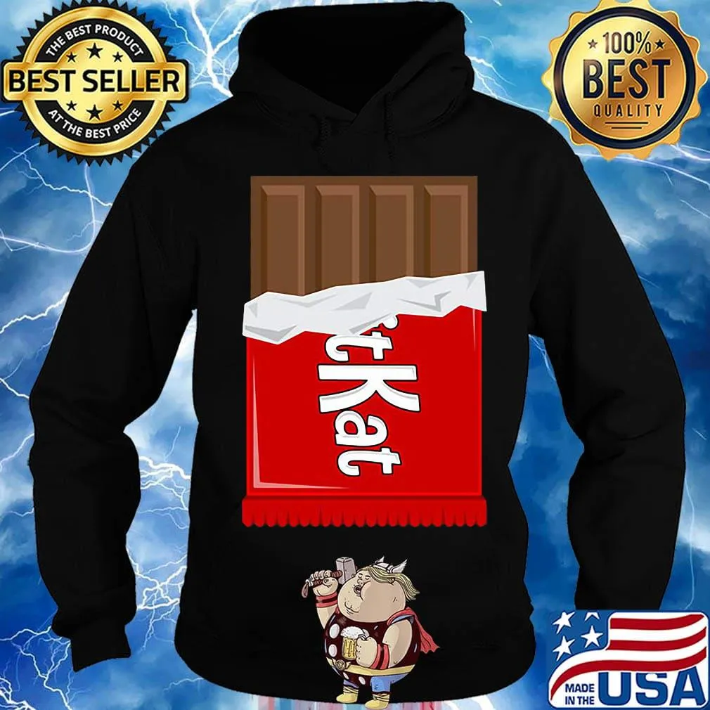 Chocolate kitkat bar funny halloween outfit cosplay s Hoodie