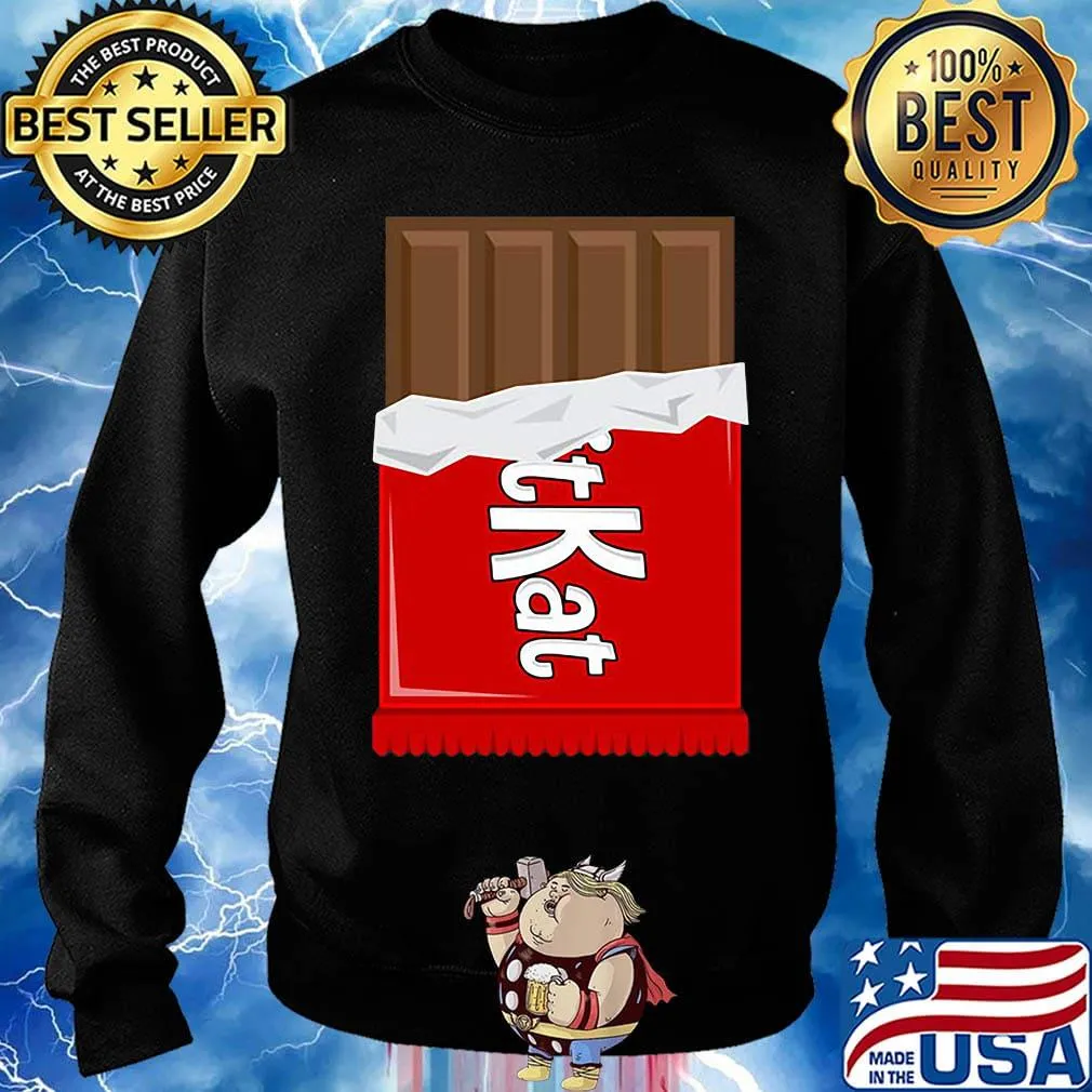 Chocolate kitkat bar funny halloween outfit cosplay s Sweater