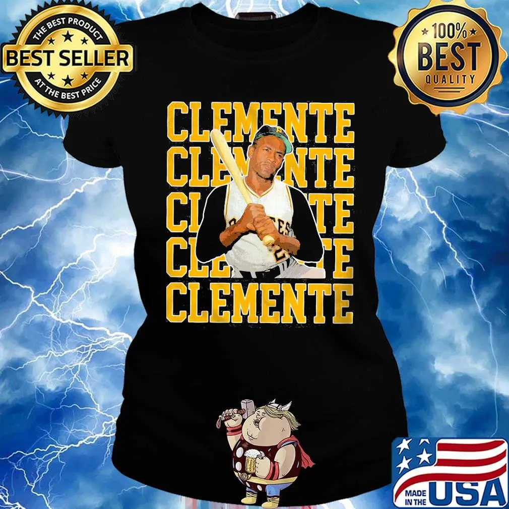Clemente 21 pittsburgh steelers baseball roberto sweetness outfielder s Ladies tee
