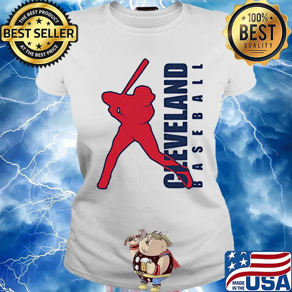 Cleveland indians baseball player s Ladies tee
