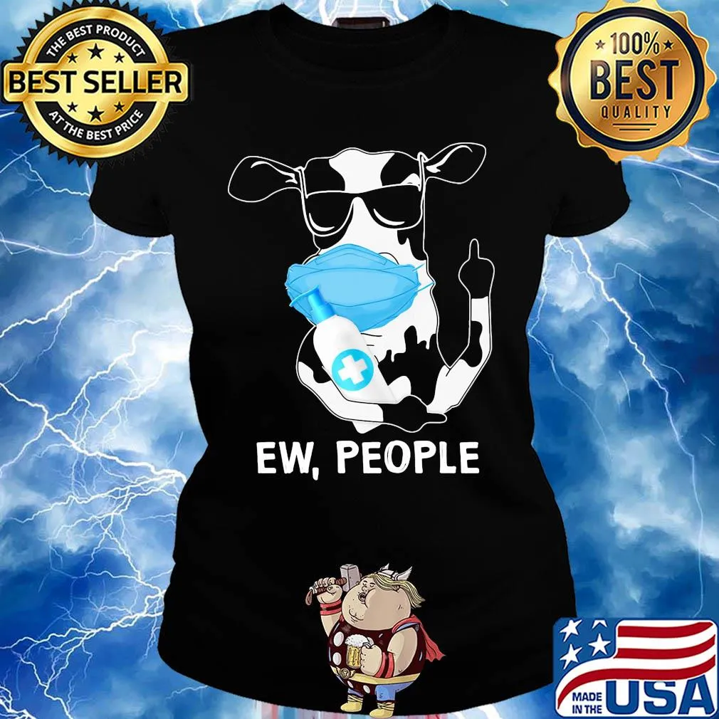 Cow mask hug soap ew people s Ladies tee