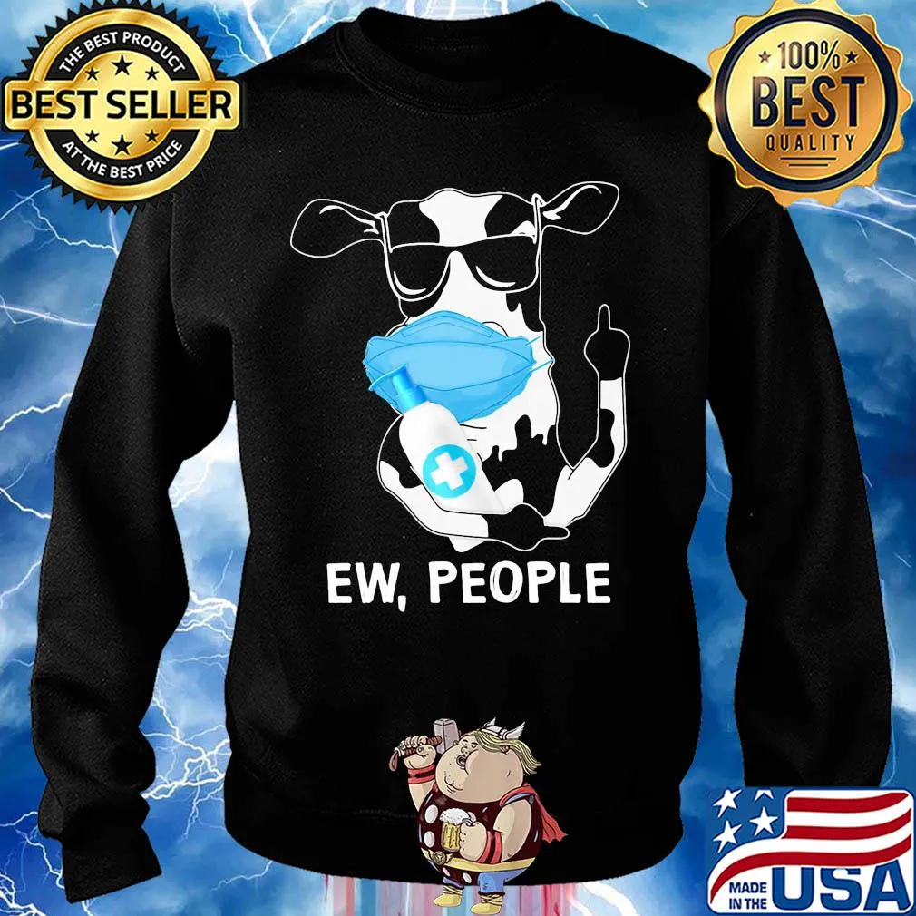 Cow mask hug soap ew people s Sweater
