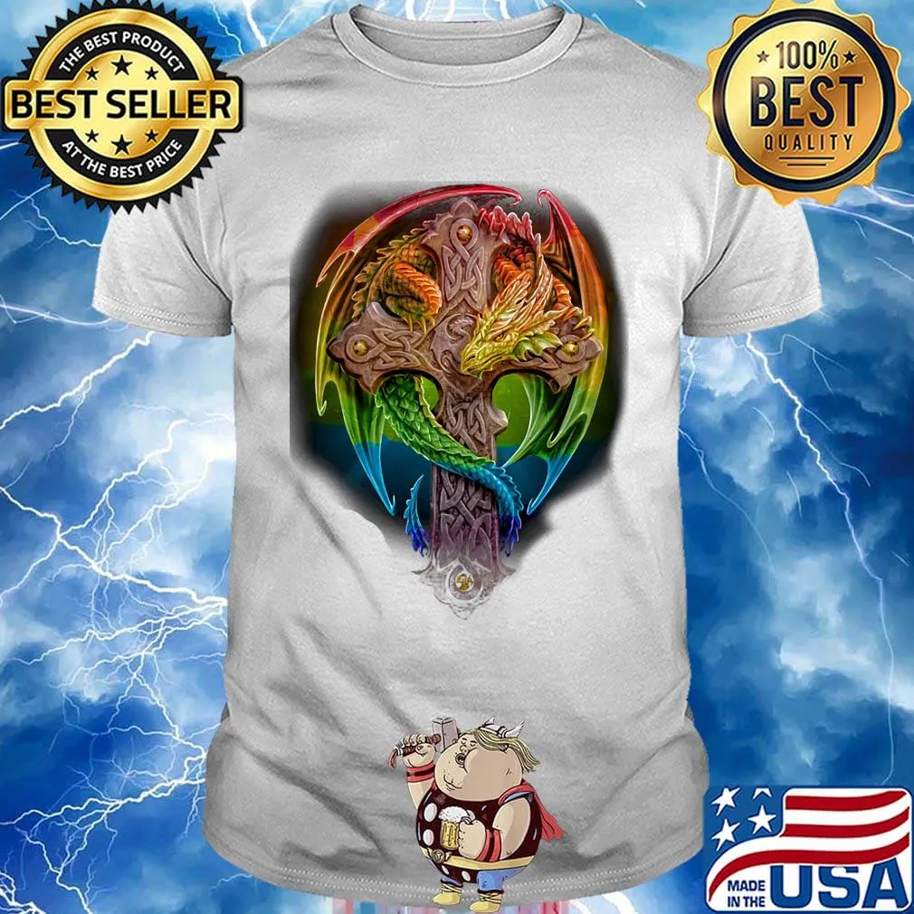 Cross Dragon LGBT Color Shirt