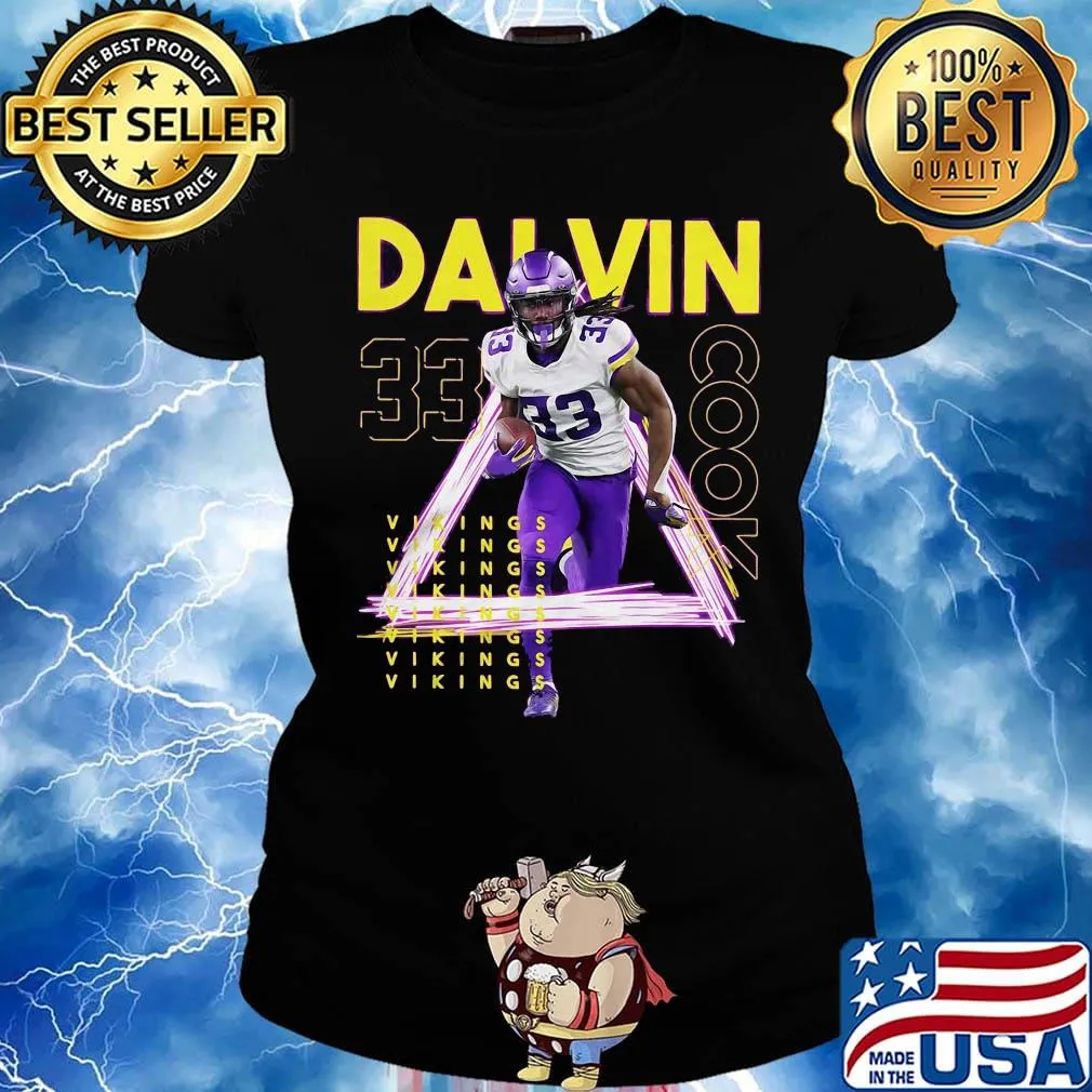 Dalvin cook 33 minnesota vikings football team s Ladies tee