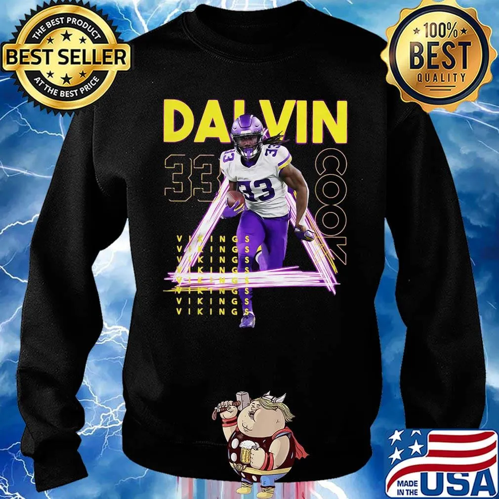 Dalvin cook 33 minnesota vikings football team s Sweater
