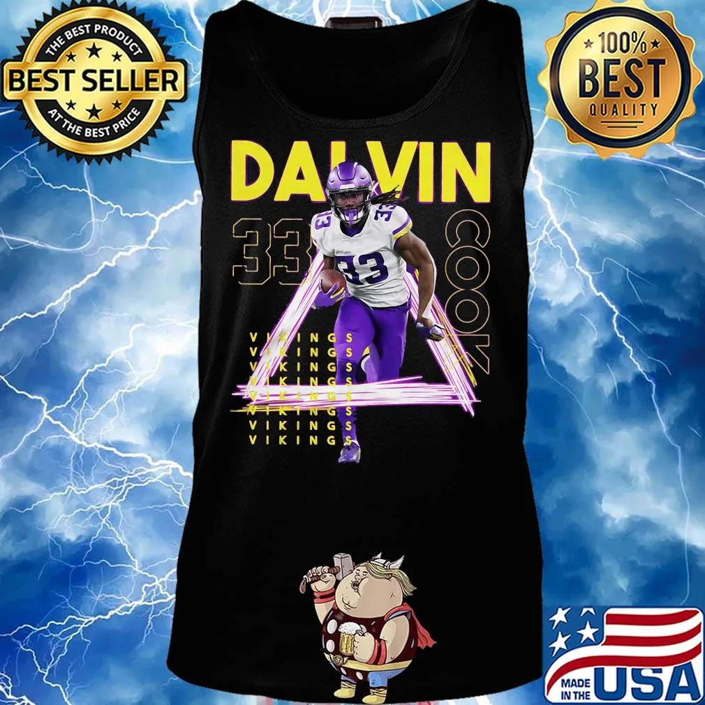 Dalvin cook 33 minnesota vikings football team s Tank top