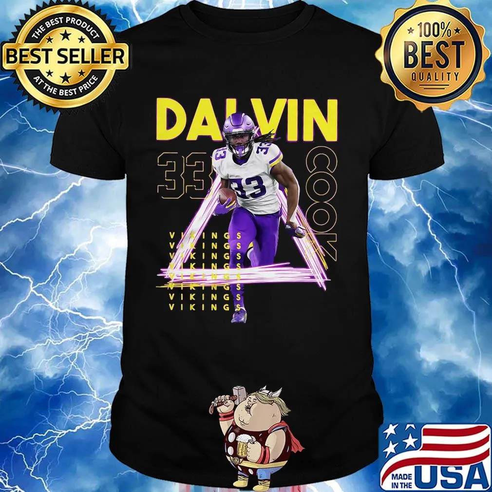 Dalvin cook 33 minnesota vikings football team shirt