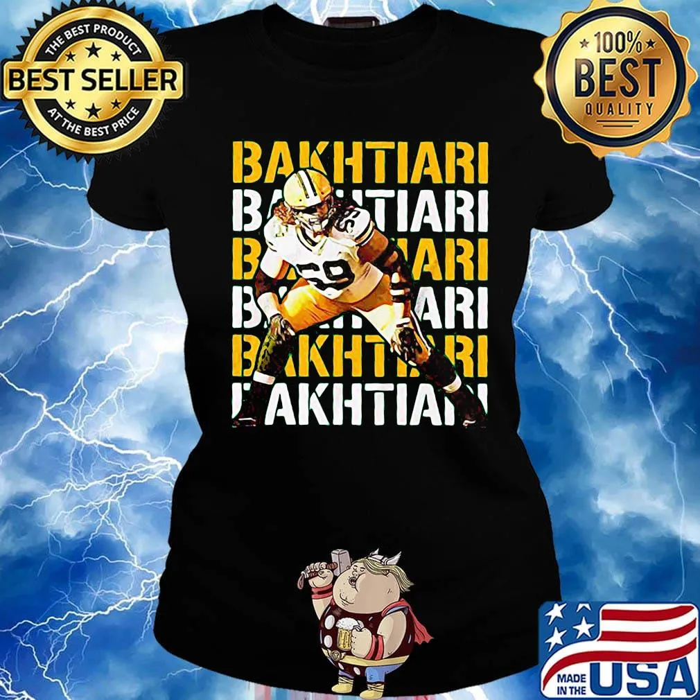 David bakhtiari 69 green bay packers football team s Ladies tee