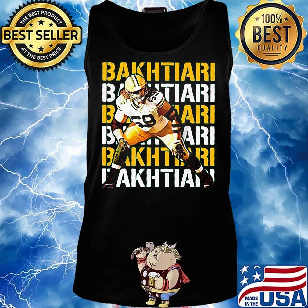David bakhtiari 69 green bay packers football team s Tank top