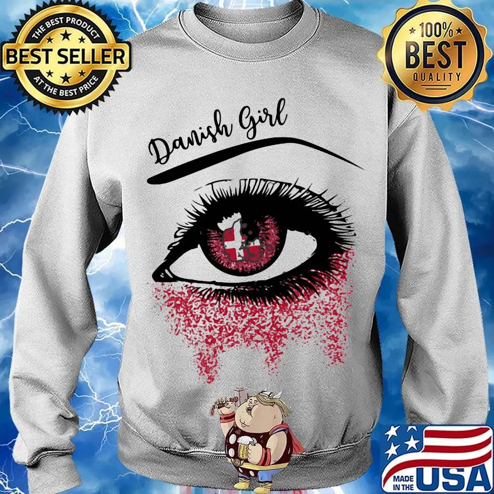 Denmark eye danish girl s Sweater