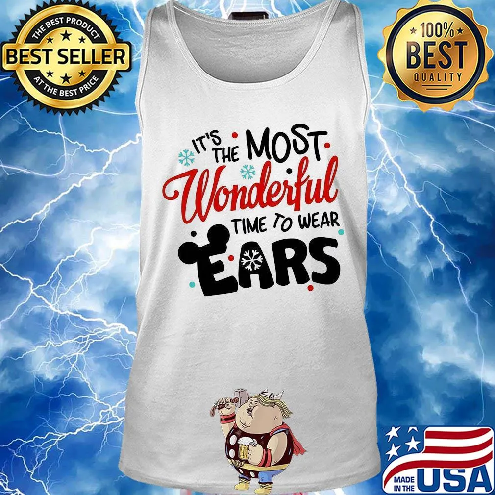 Disney it's the most wonderful time to wear ears s Tank top