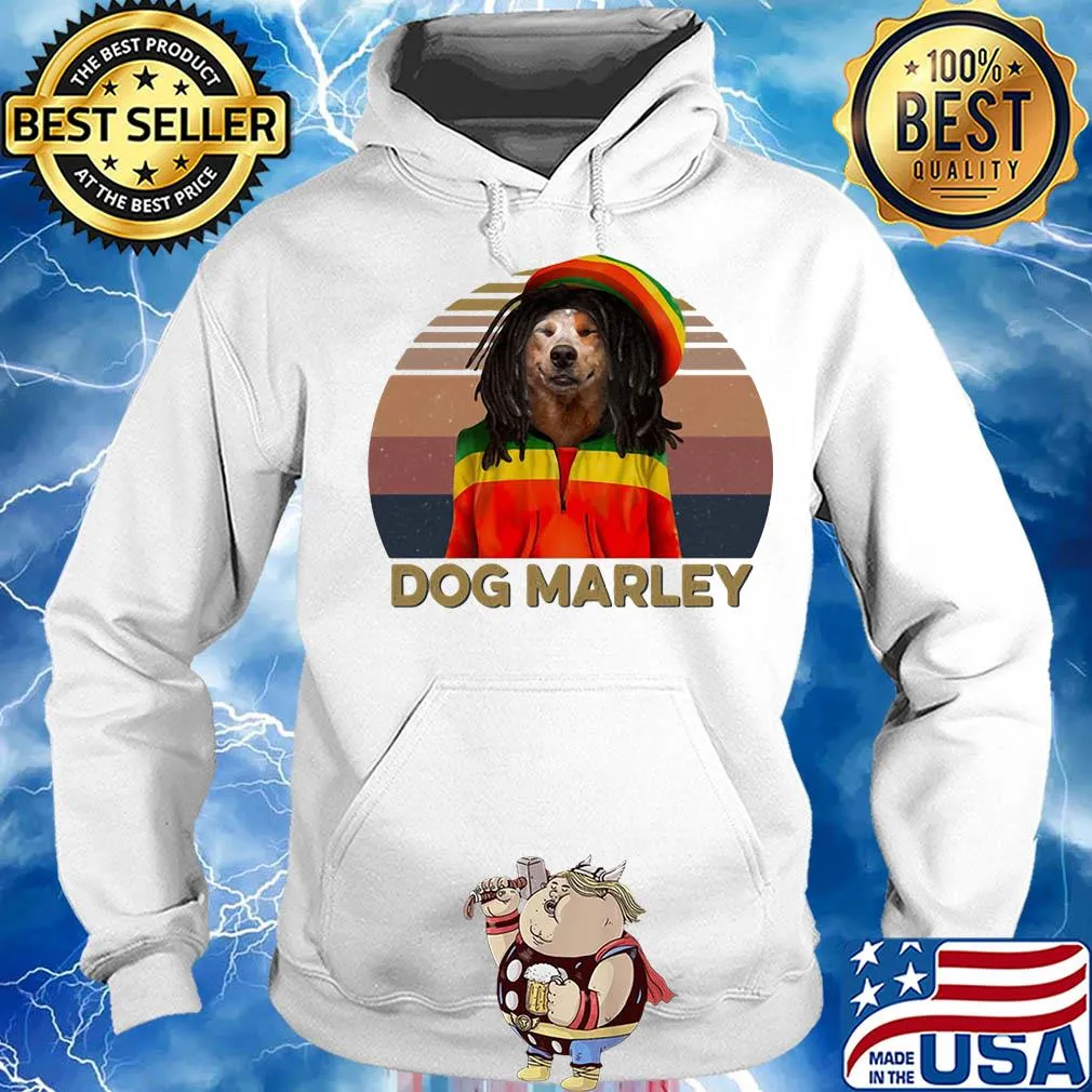 Dog marley vintage retro s Hoodie