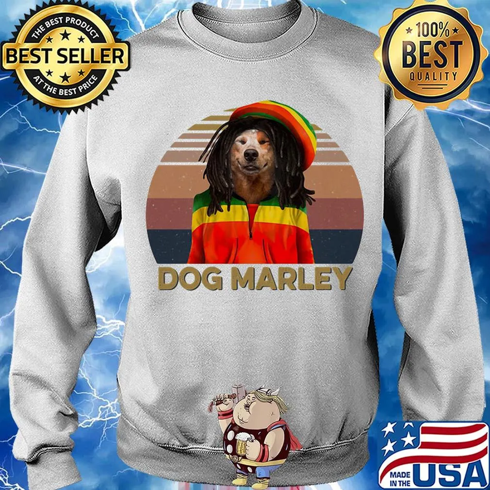 Dog marley vintage retro s Sweater