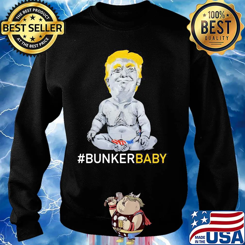 Donald trump bunker baby american flag independence day s Sweater