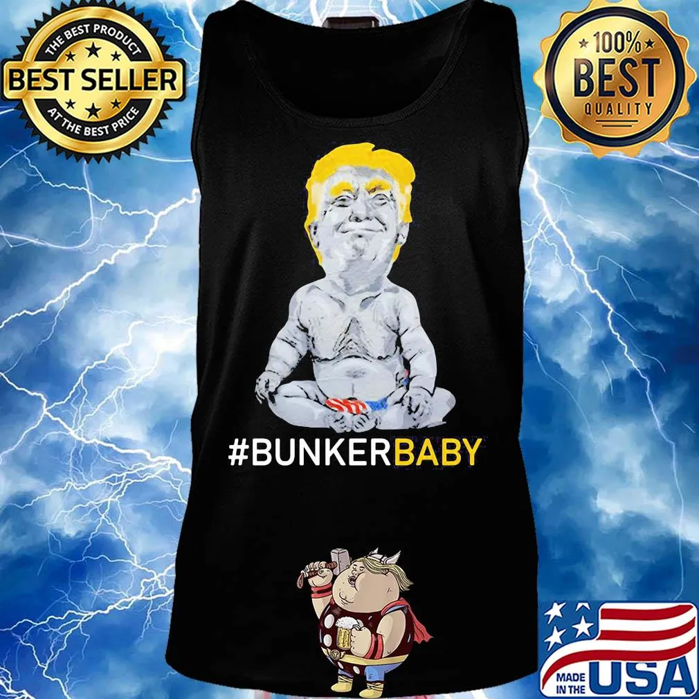 Donald trump bunker baby american flag independence day s Tank top