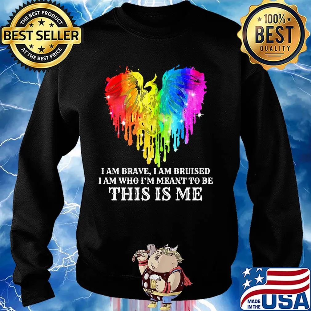 Dragon LGBT I am brave I am bruise I am who I'm meant to be this is me s Sweater