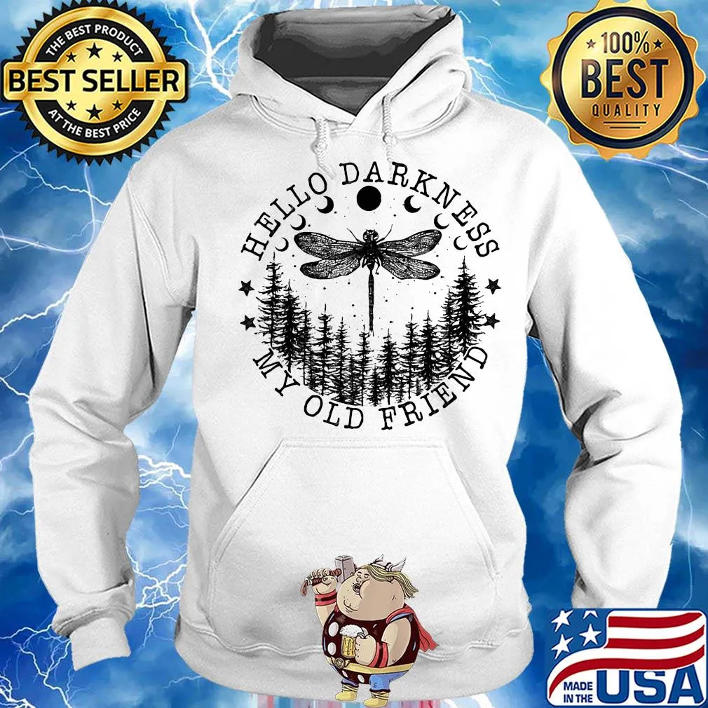 Dragonfly hello darkness my old friend tree s Hoodie