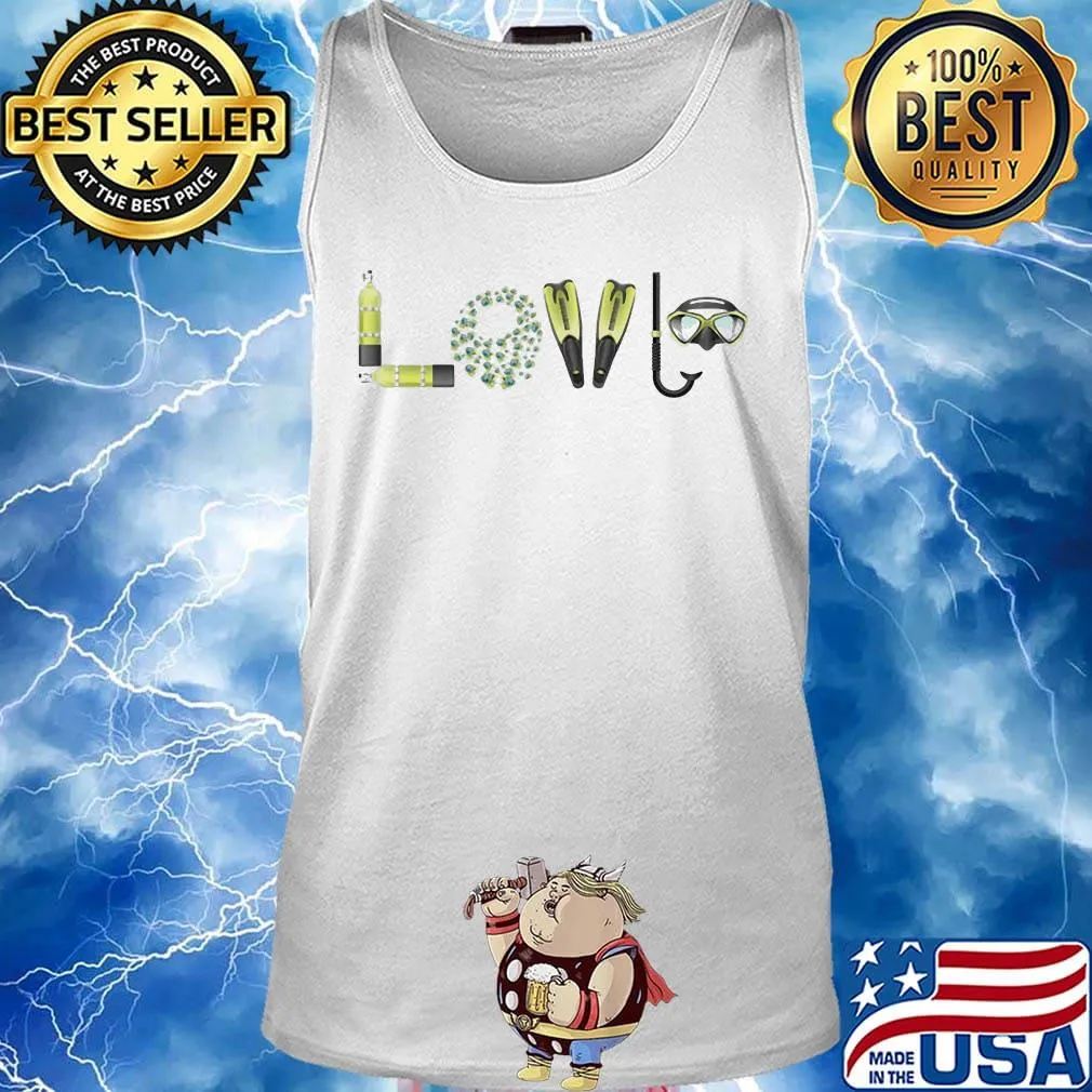 Drving love fish swiming s Tank top