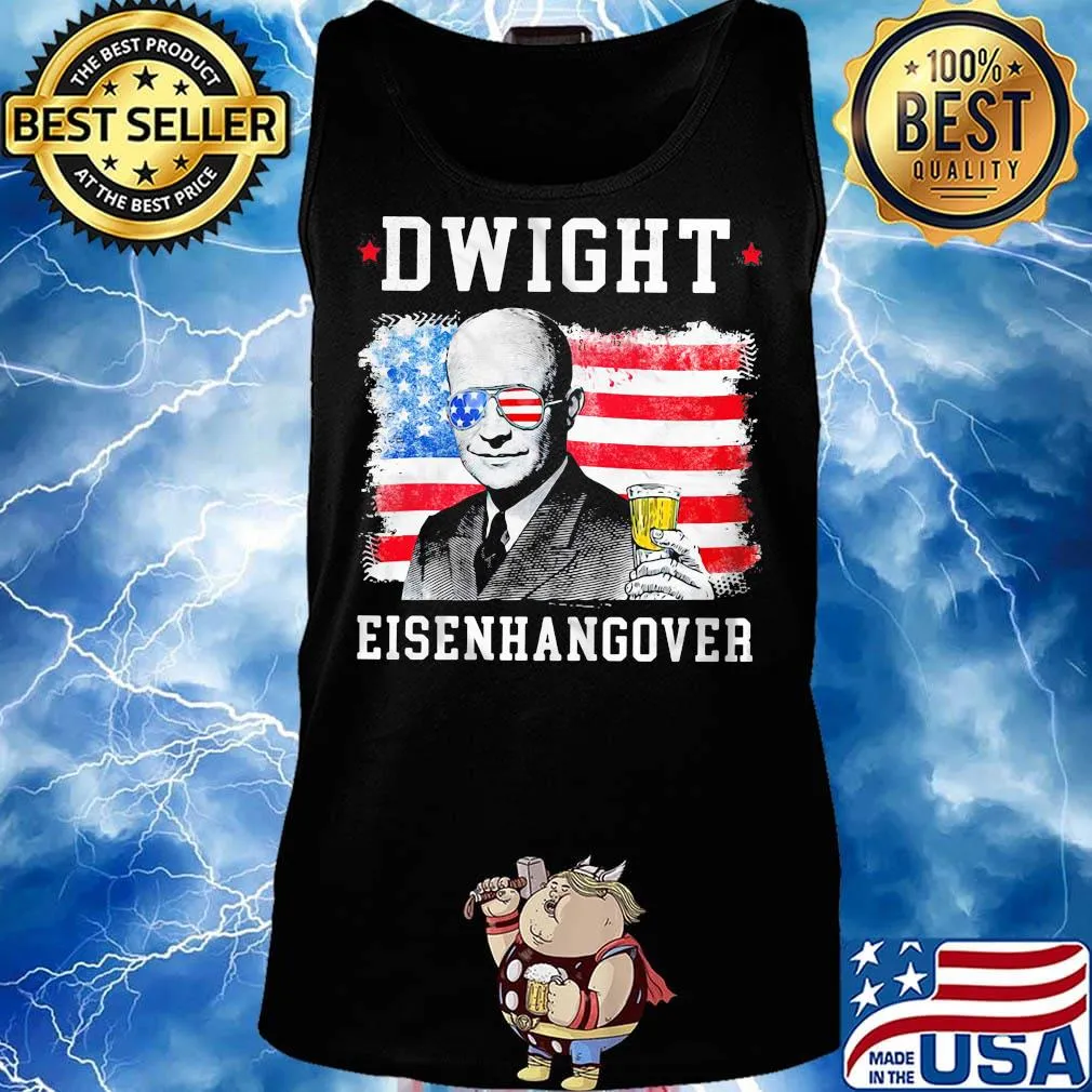 Dwight d. Eisenhower american flag 4th of july independence day s Tank top