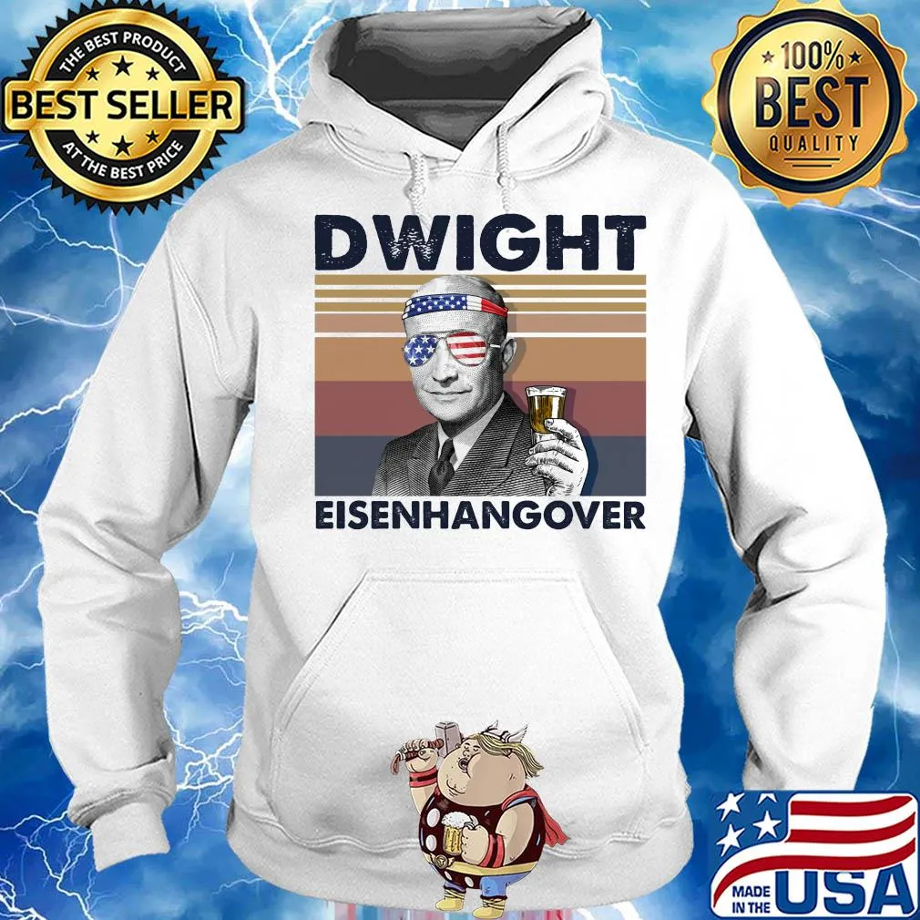 Dwight eisen hangover drink beer dwight eisenhangover vintage s Hoodie