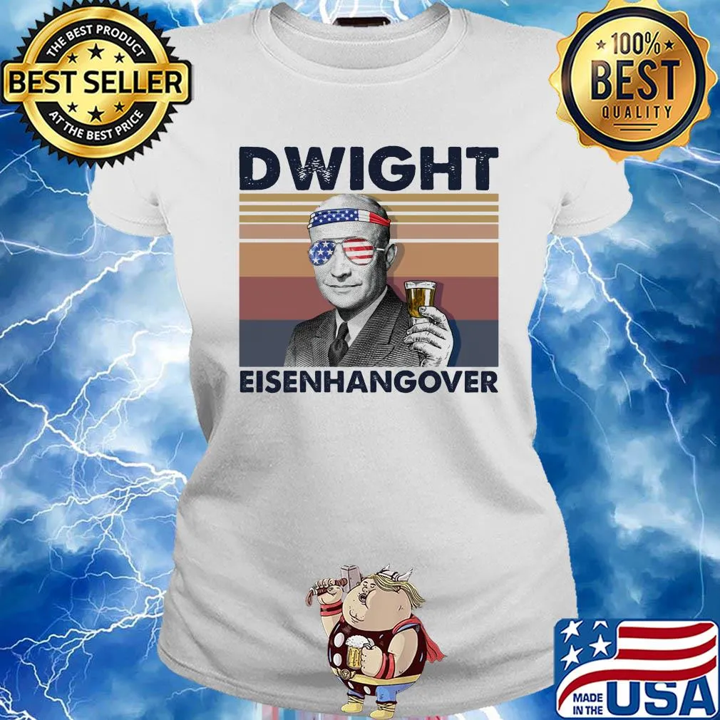 Dwight eisen hangover drink beer dwight eisenhangover vintage s Ladies tee