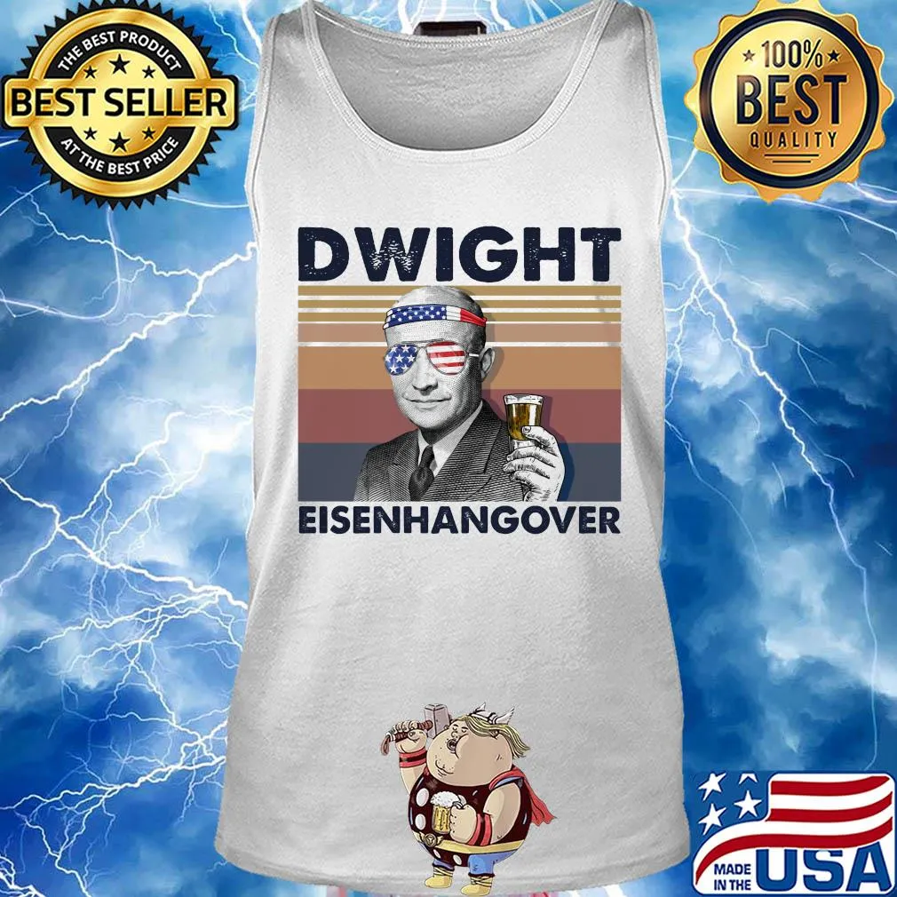 Dwight eisen hangover drink beer dwight eisenhangover vintage s Tank top