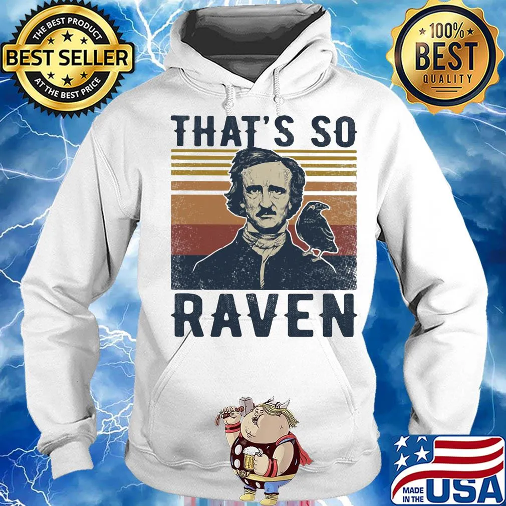 Edgar allan poe that's so raven vintage s Hoodie