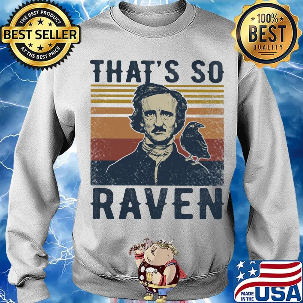 Edgar allan poe that's so raven vintage s Sweater