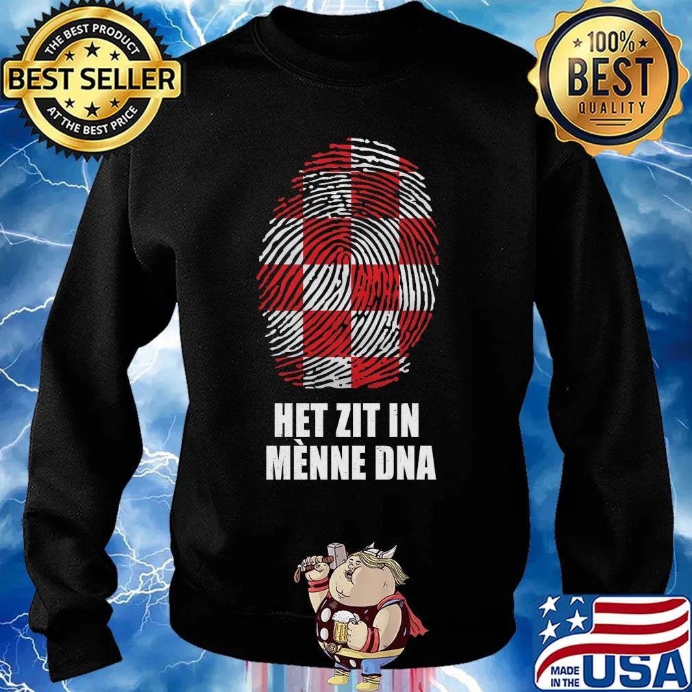 Fingerprints het zit in menne dna s Sweater