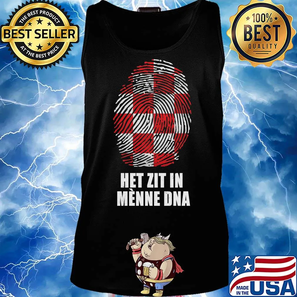 Fingerprints het zit in menne dna s Tank top