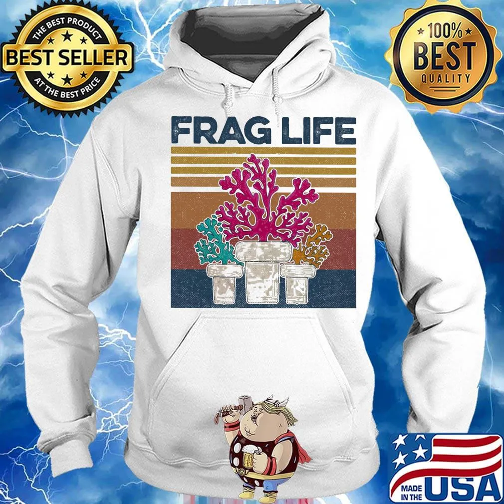 Frag Life Aquarium Vintage Retro Shirt Hoodie