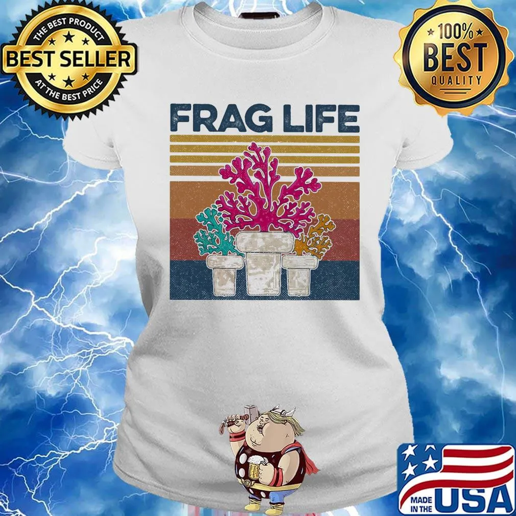 Frag Life Aquarium Vintage Retro Shirt Ladies tee