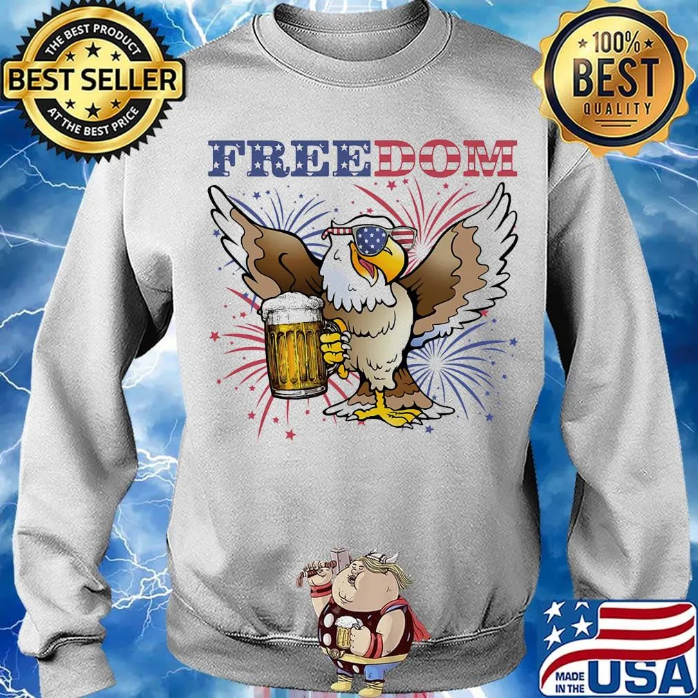 Freedom Eagle America 14th Of July Independence Day Shirt Sweater
