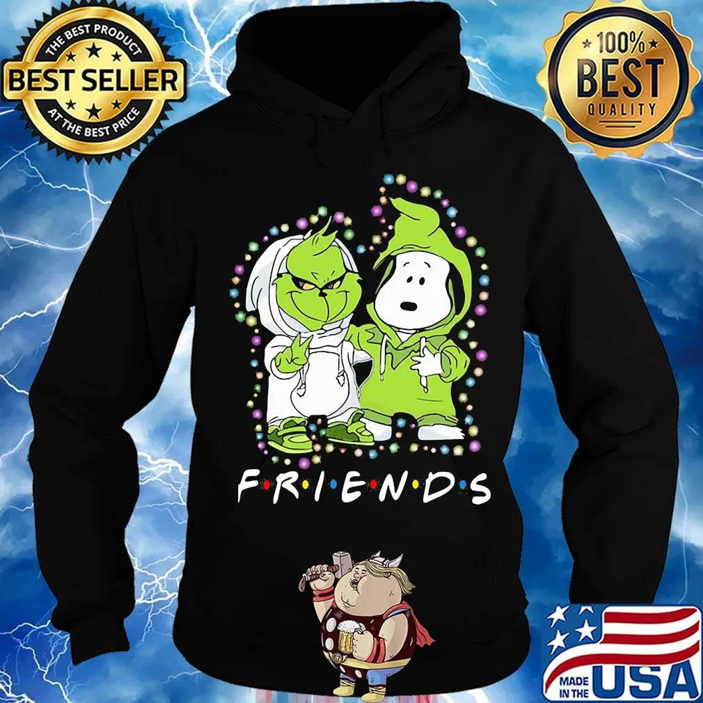 Friends grinch and snoopy s Hoodie