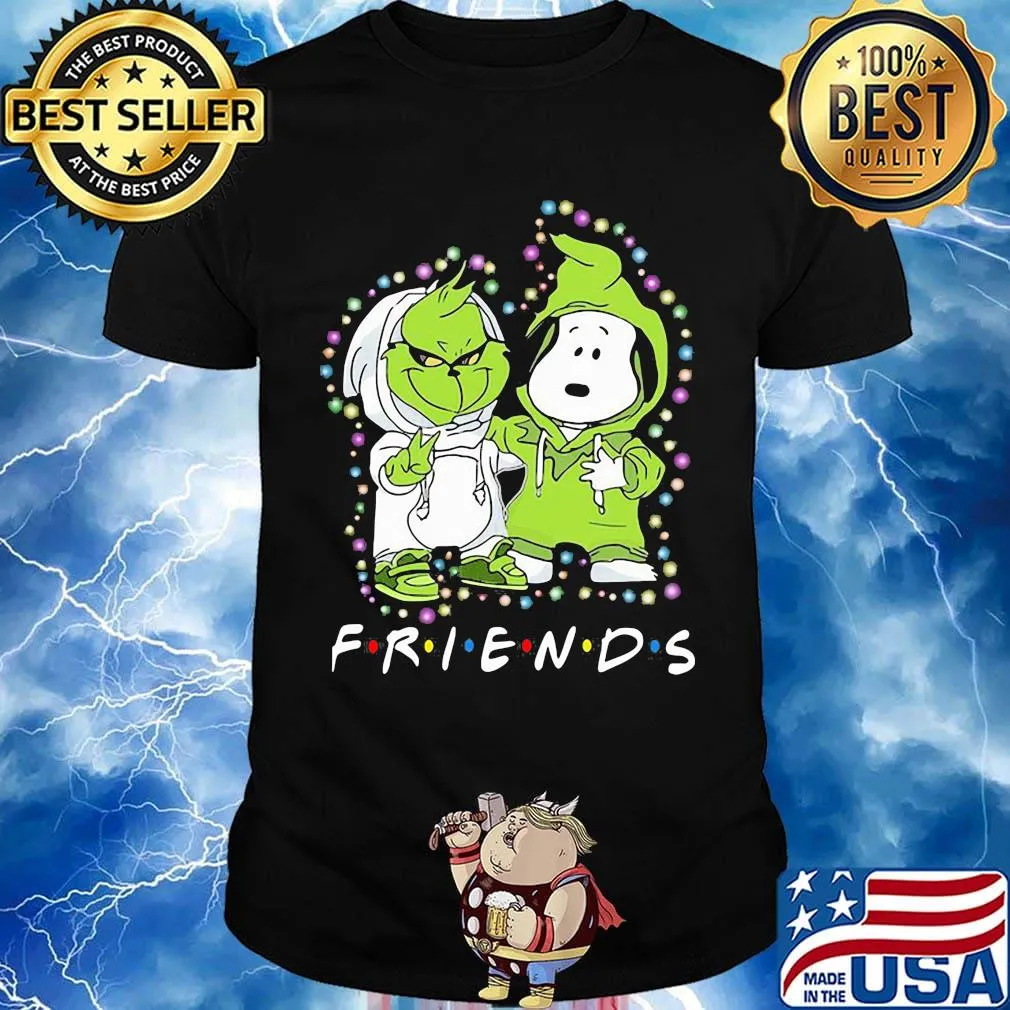 Friends grinch and snoopy shirt