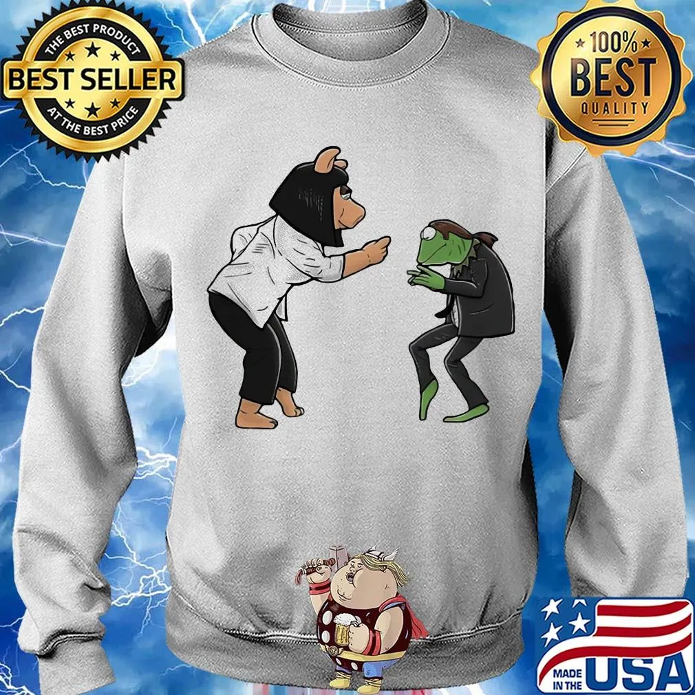 Frog piggy fiction dance s Sweater
