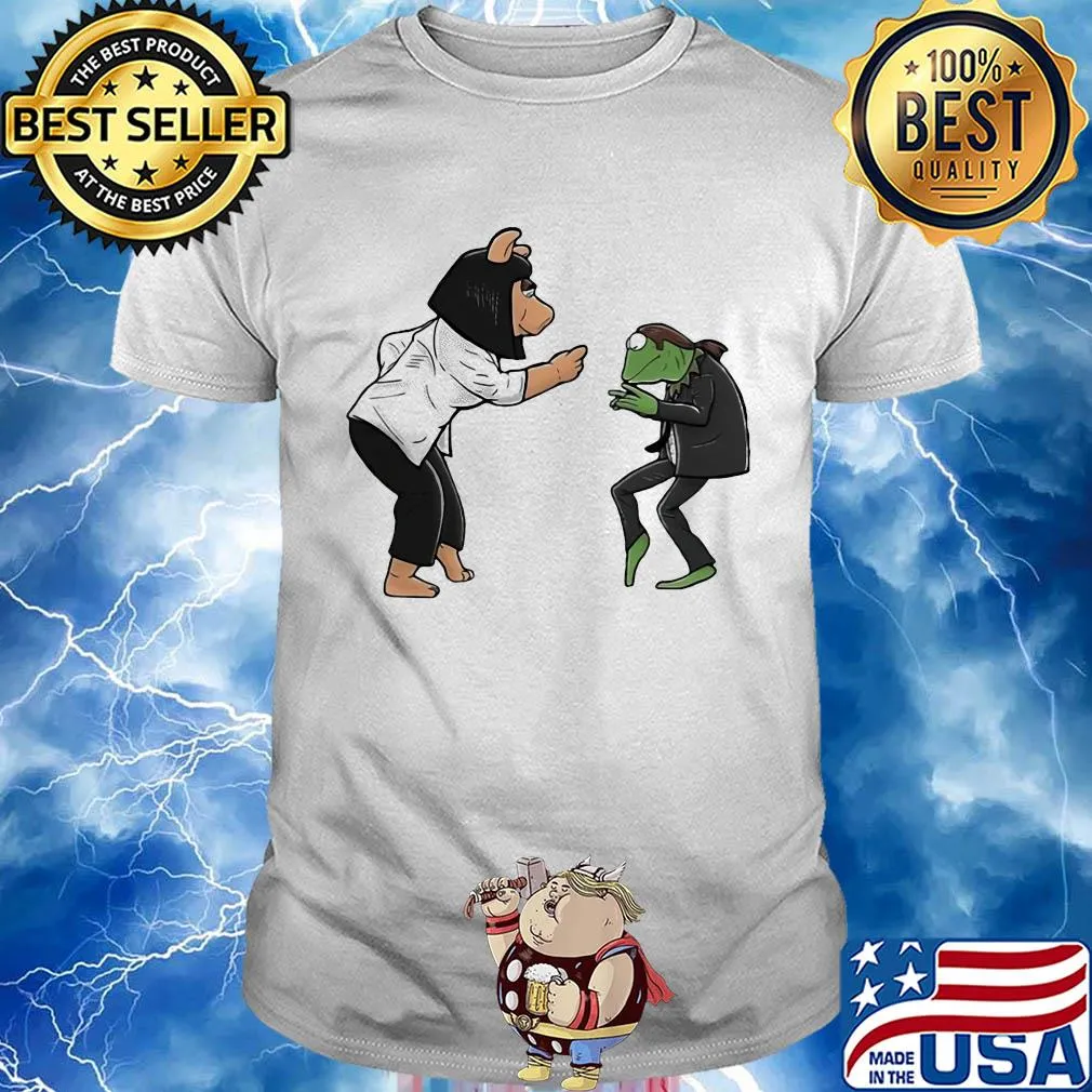 Frog piggy fiction dance shirt