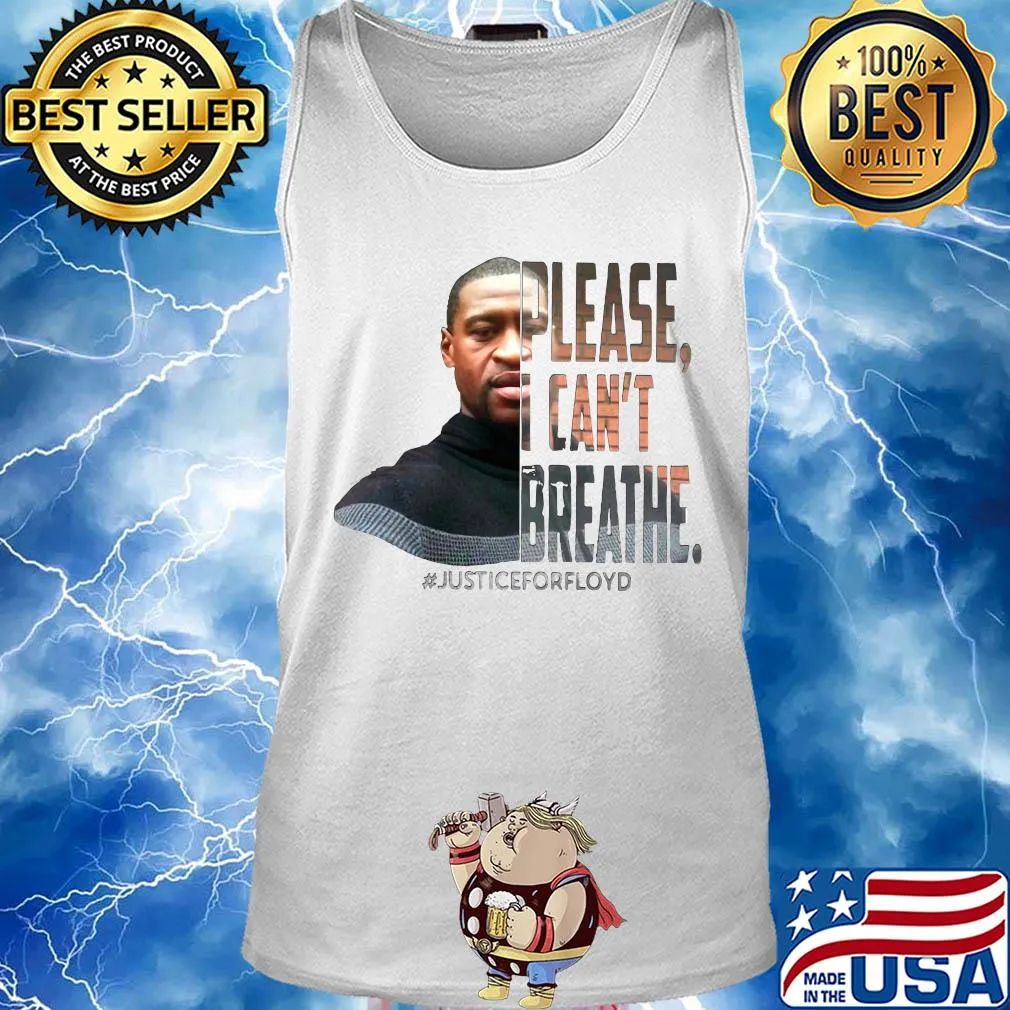 George floyd face please I can't breathe justice for floyd s Tank top