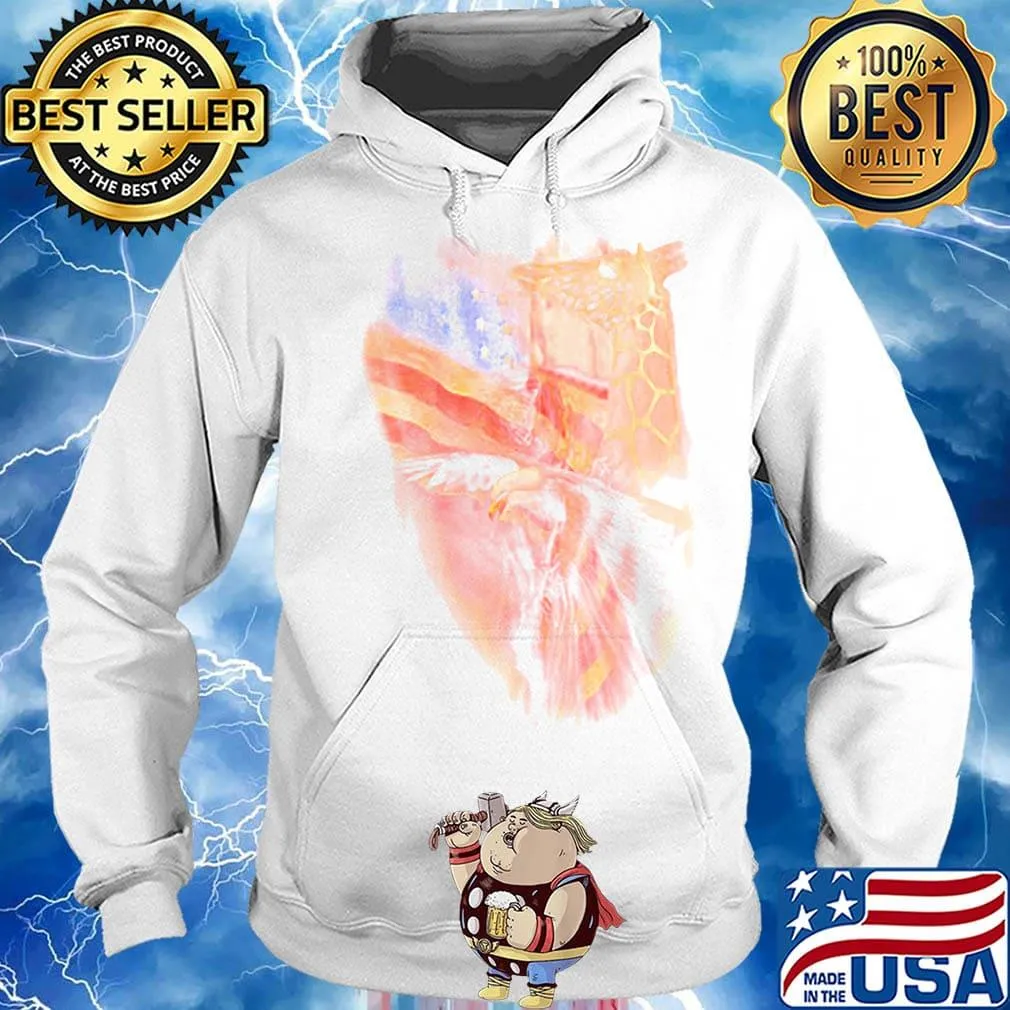 Giraffe American Wings Independence Day Shirt Hoodie