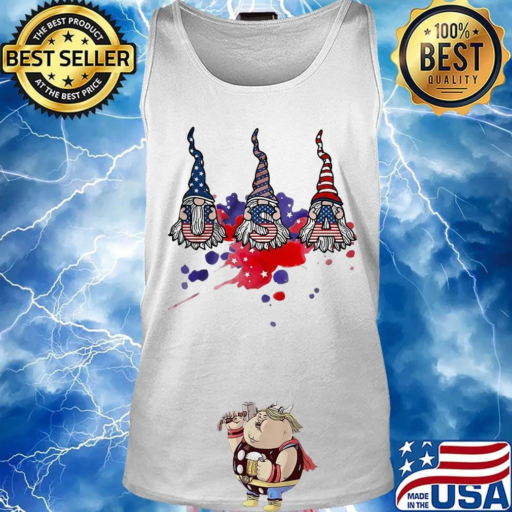 Gnomes america 4th of july independence day s Tank top