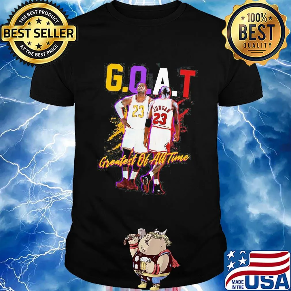 Goat greatest of all time michael jordan and kobe bryant shirt