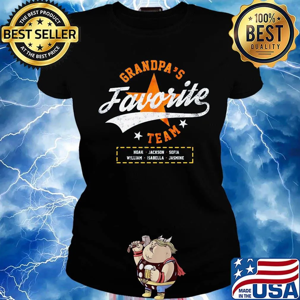 Grandpa's favorite houston astros team stars s Ladies tee